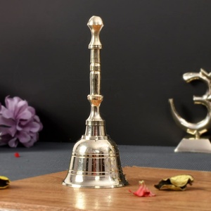 Nuovo Design in ottone campana a mano per la decorazione della casa di nozze ufficio collezione a mano campana - Product Image 4