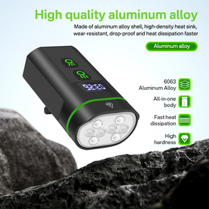 BORUiT L14 Luce <span class=keywords><strong>LED</strong></span> per Bicicletta 4000 Lumen Batteria 5000mAh in Lega di Alluminio Ricaricabile Impermeabile Faro Anteriore per Bicicletta - Product Image 4