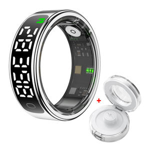 Newly Release Nordics Temperature Monitor 6-axis Accelerometer Health Tracker App Control 5 ATM Waterproof <b>Titanium</b> Smart <b>Ring</b> - Product Image 4