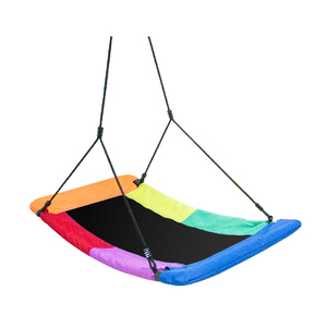 Columpio Rectangular de color personalizado para <span class=keywords><strong>jardín</strong></span>, silla de bebé, muebles de exterior, columpio cuadrado para patio, venta directa de fábrica para niños - Product Image 3
