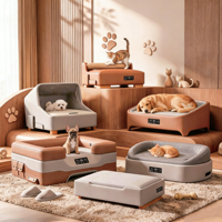 Cama para Mascotas con Calefacción y Refrigeración Inteligentes Controladas por Wifi, Gestión Remota por Aplicación, Diseño Atractivo