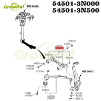 Bras de suspension avant en aluminium 54501-3N000 54501-3N500 54501-3M000 54501-3M100 54501-3T000 pour HYUNDAI GENESIS V6 V8/SEDAN 3.8L V6