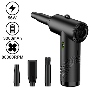 Souffleur d'air sans fil mini portable, séche-cheveux puissant, réglage multi-niveaux, souffleur violent, moteur sans balais, chargement USB - Product Image 2