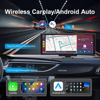 Lecteur multimédia MP5 portable pour voiture avec écran IPS universel de 10,26 pouces, CarPlay sans fil, Android Auto, en stock chez Maustor Factory