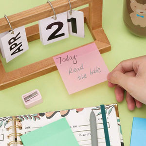 Notas Adhesivas Autoadhesivas Transparentes en Tonos <span class=keywords><strong>Pastel</strong></span> con Pegamento Removible Translúcido, Notas Autoadhesivas Claras - Product Image 5