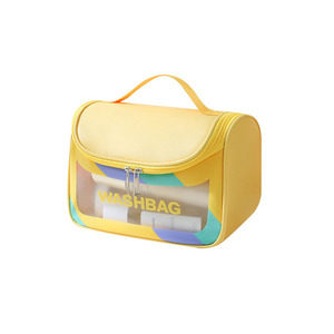Toiletries Washbag Color Blocking Rectangle Zipper Closure <b>Hook</b> Type Everyday Use - Product Image 5