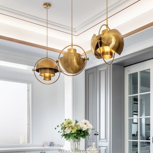 Modern Minimalist Metal Round Decorative <b>Chandelier</b> for Restaurant or Bedroom Versatile Designer Showroom Classic Pendant <b>Light</b> - Product Image 1