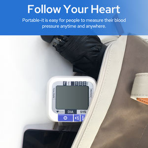 TRANSTEK <span class=keywords><strong>Mini</strong></span> Design Compacto Digital Pulso Esfigmomanômetro Medidor De Pressão Arterial Portátil Pulso BP Monitor - Product Image 4