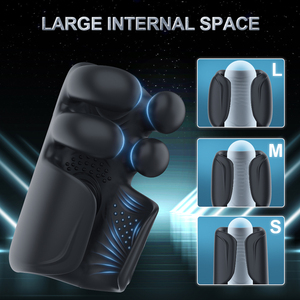 Alwup USB Adult Toy Eichel Stimulator Trainer Männlicher Mastur bator Vibrator TPE Penis massage gerät mit Vergrößerung pumpe - Product Image 3