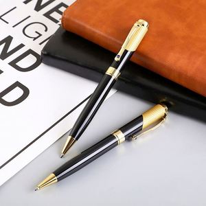 High Quality Custom Logo <b>Gold</b> and Black Metal Roller Ballpoint <b>Pen</b> Personalized Business Office Promotional <b>Pens</b> Perfect Gift - Product Image 2