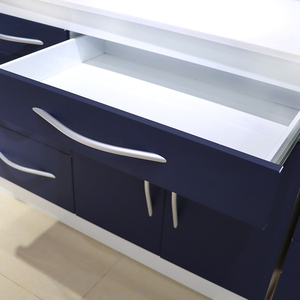 Yimmi Tủ Di Động 5 Ngăn Tùy Chỉnh Y Tế Bằng Đá Cẩm Thạch Nội Thất Thẩm Mỹ Viện Bằng Thép Không Gỉ Tủ Nha Khoa Màu Xanh Dương - Product Image 4