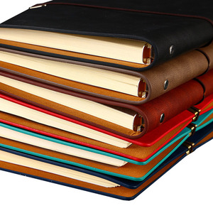 Agenda Personalizada de Negocios, Cuaderno de Espiral con Hojas Sueltas, Encuadernación de Cuero PU con Relieve, Estilo <span class=keywords><strong>Moleskine</strong></span> - Product Image 3