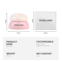 Pudding Jelly Zelfnivellerende Volumegevende Vegan Lip Glaze Zonder Logo Dubbel Gebruiksdoel Lippen Wangen Zachte Matte Finish Vloeibare Siliconenborstel Op Maat