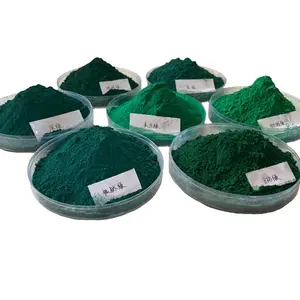 Ladrillos de color de construcción de cemento de piso verde de óxido de hierro para una fácil coloración, color de prensado negro de carretera permeable con pigmento verde de hierro