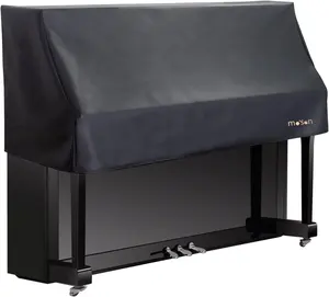 Technologically Advanced Gray Piano Cover Cloth - Waterproof, Dustproof, and Wrinkle Resistant Easy to Clean