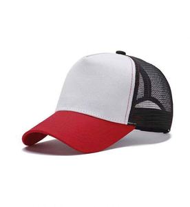 Casquettes de camionneur pour hommes en polyester 100% à deux tons, 5 panneaux, personnalisables, vente en gros - Product Image 3