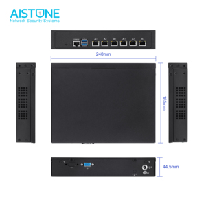 Intel 12th Gen N100 Mini Tường Lửa 6 Rj45 I226-V <span class=keywords><strong>2.5G</strong></span> SD-WAN Giải Pháp Phần Cứng 6 LAN Mini PC <span class=keywords><strong>Router</strong></span> Giá Khung Mạng Đơn Vị - Product Image 6