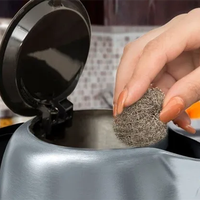 Boule d'acier inoxydable de détartrant de bouilloire réutilisable pour enlever le calcaire