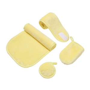 Vải Tẩy Trang Sợi Nhỏ Có Thể Giặt Tùy Chỉnh Nhãn Hiệu Riêng Khăn Tẩy Trang Tái Sử Dụng Được - Product Image 3