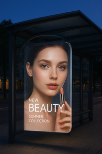 Pegatina de pantalla móvil, pantalla de película LED de cristal adhesiva para coche, Taxi, autobús, camión, vehículo, publicidad de ventanas - Product Image 2