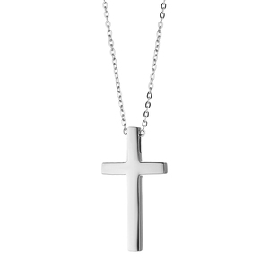 Collar con colgante <span class=keywords><strong>de</strong></span> cruz <span class=keywords><strong>de</strong></span> Jesús para hombres y mujeres, colgante <span class=keywords><strong>de</strong></span> joyería con cruz <span class=keywords><strong>de</strong></span> Jesús, con diseño <span class=keywords><strong>de</strong></span> Cruz religiosa - Product Image 3