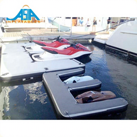 Plate-forme gonflable de jet ski d'Asie quai de ponton flottant pour installation d'amusement aquatique de bateau