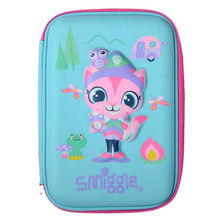 Большой милый кожаный пенал на молнии, сублимационный прозрачный цветной пенал с единорогом, школьные милые индивидуальные пеналы с единорогом