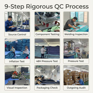 Colchón de aire para exteriores, ligero, plegable, individual, a prueba de humedad, con bomba integrada, cama inflable ultraligera para uso familiar - Product Image 5