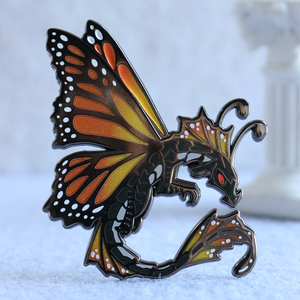 Personal isierte benutzer definierte Design Anime Gradient Glitter und UV-Druck Pin benutzer definierte harte Emaille <span class=keywords><strong>Pins</strong></span> - Product Image 6