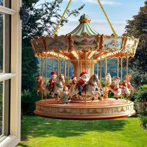 Décor de Noël festif longue durée et résistant à la décoloration avec de belles bénédictions ornements de Noël - Product Image 2