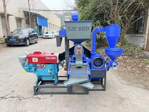 Gạo grding Máy BB-N70D-21 PM + Thang Máy đa chức năng gạo huller với destoner động cơ diesel - Product Image 3