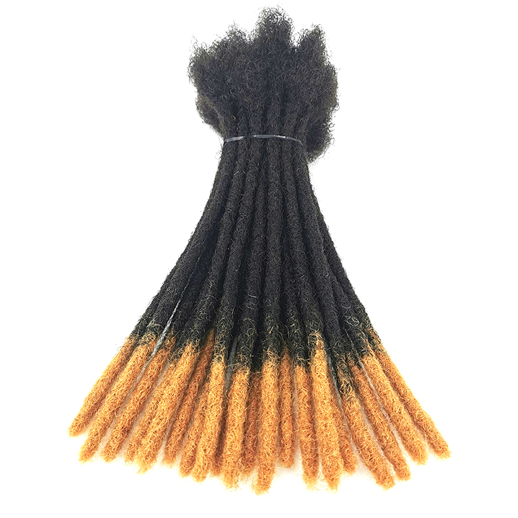 Vast Hair KAMA Brazilian Virgin Remy Human Straight Dreads Extensions Ombre Crochet Dreadlocks for Men/Women-Wholesale All Colors thumbnail 1
