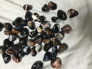 Sardonyx ธรรมชาติอัญมณีร่วงไม่ถูกเจาะหลวมทำด้วยมือจำนวนมากหลายสี - Product Image 3