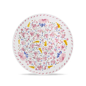 Pink Floral Pattern <b>Dinnerware</b> Fine Bone China Dinner Plate Printing Ceramic Charger Plate Lace Rim Dinner <b>Set</b> <b>for</b> Party - Product Image 4