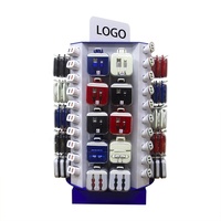 Plexiglas acrylique usb chargeur de voiture câble téléphone accessoires présentoir