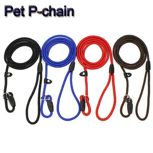 Cuerda de plomo para perro mascota, correa de nailon multicolor ajustable duradera para perro, correa para mascota