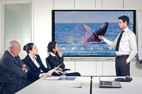 Écran tactile 4K Ultra HD 55" 65" 75" 86" 98" 110" - Tableau blanc interactif intelligent multi-touch Air Bonded - 55"~110"
