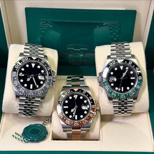 Reloj de Buceo de Lujo de Acero Inoxidable de 40 mm, Diseño Analógico Icónico, Cristal de Zafiro, Cierre Oculto de Cerámica, Fabricación de Precisión, Hecho en China - Product Image 3