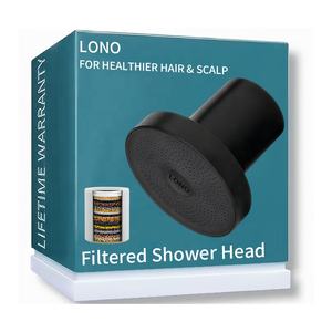 Cabezal de ducha filtrado Filtro de ducha de alta presión Reduce la picazón en la piel seca Caspa <span class=keywords><strong>Eczema</strong></span> Mejora drásticamente la piel Cabello Uñas - Product Image 1