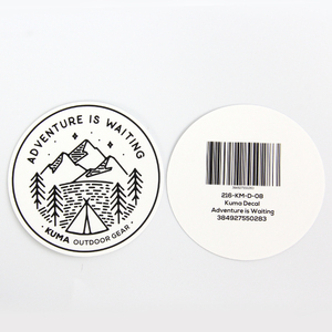 Tùy chỉnh bền không thấm nước phim hoạt hình sản phẩm Mã <span class=keywords><strong>QR</strong></span> chết cắt dán - Product Image 5