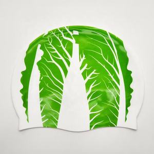 Gorro de Natación Naranja de Fábrica para Cabello Largo y Rizado, Gorro de Natación de Silicona con Diseño de Fruta, Lindo para Niños y Adultos, Personalizable - Product Image 6