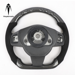 Volante de coche de fibra de carbono <span class=keywords><strong>Real</strong></span> para <span class=keywords><strong>Jaguar</strong></span> XF F-type f-pace E Pace XE volante soporte duradero Color personalizable - Product Image 3