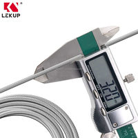 Câble en acier inoxydable T316 de 1/8 po, construction 7x7 brins, 500 pieds, qualité marine, pour garde-corps de pont et main courante