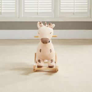Asweets-Chaise <span class=keywords><strong>à</strong></span> <span class=keywords><strong>bascule</strong></span> en peluche, <span class=keywords><strong>girafe</strong></span>, jouet <span class=keywords><strong>à</strong></span> <span class=keywords><strong>bascule</strong></span> en bois pour enfants, cheval <span class=keywords><strong>à</strong></span> <span class=keywords><strong>bascule</strong></span> - Product Image 3
