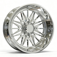 Jantes forgées SL 20-30 pouces 24X12 24X14 26X14 26X16 pour camion, entraxes 8X6.5 8X170 8X180, jantes à déport profond avec capuchons flottants pour Ford F-150 RAM 1500