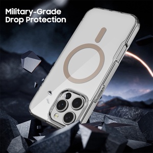 เคสโทรศัพท์มือถือระบบแม่เหล็กชาร์จแบบ2-in-1 PC ใส HD คุณภาพสูงสำหรับ iPhone 16 Pro Max - Product Image 5