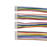 Connecteur de câble à tête simple/double JST 1.25mm, Micro JST pas de 1.25mm, prise femelle à 2/3/4/5/6/7/8/10 broches, fil électronique, 10 pièces