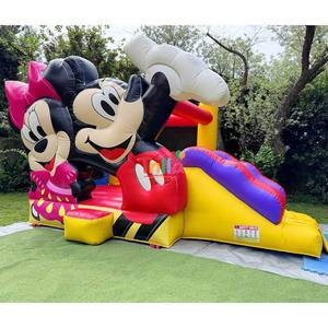 Château gonflable commercial <span class=keywords><strong>Mickey</strong></span> Mouse pour enfants, fête, adorable trampoline gonflable, jouet château gonflable - Product Image 4