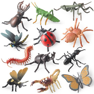 Jouets d'insectes transfrontaliers yxs, modèles d'animaux simulant des papillons, des abeilles, des coccinelles, des libellules, des mille-pattes, des fourmis, des scorpions - Product Image 5