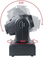 Nouvelle commande DMX 30W Spot coloré LED 7 Gobos tête mobile avec son dj Disco lumières
